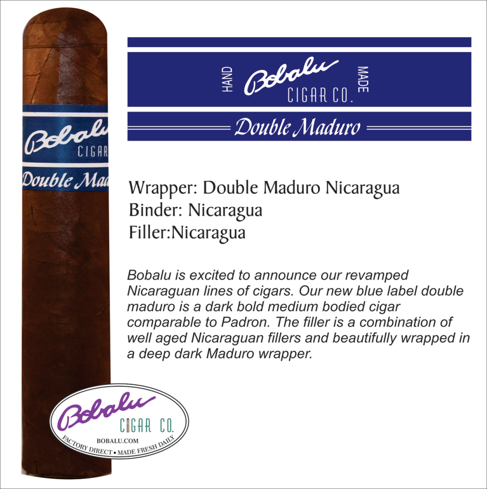 Blue Label Double Maduro Nicaraguan Maduro - (Wholesale)