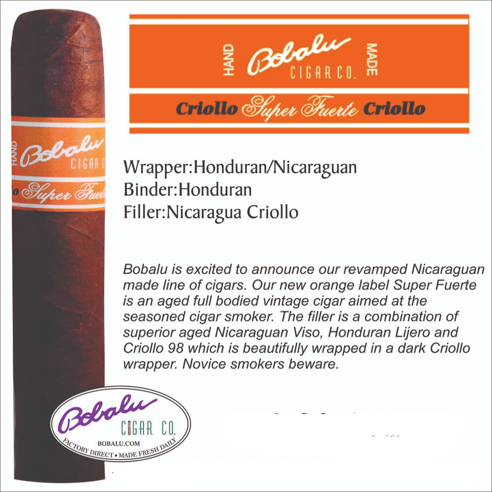 Super Fuerte Orange Label Criollo - (Wholesale)