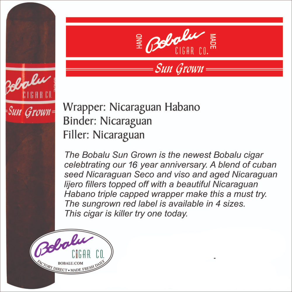 Sungrown Nicaraguan Habano Red-Label - (Wholesale)