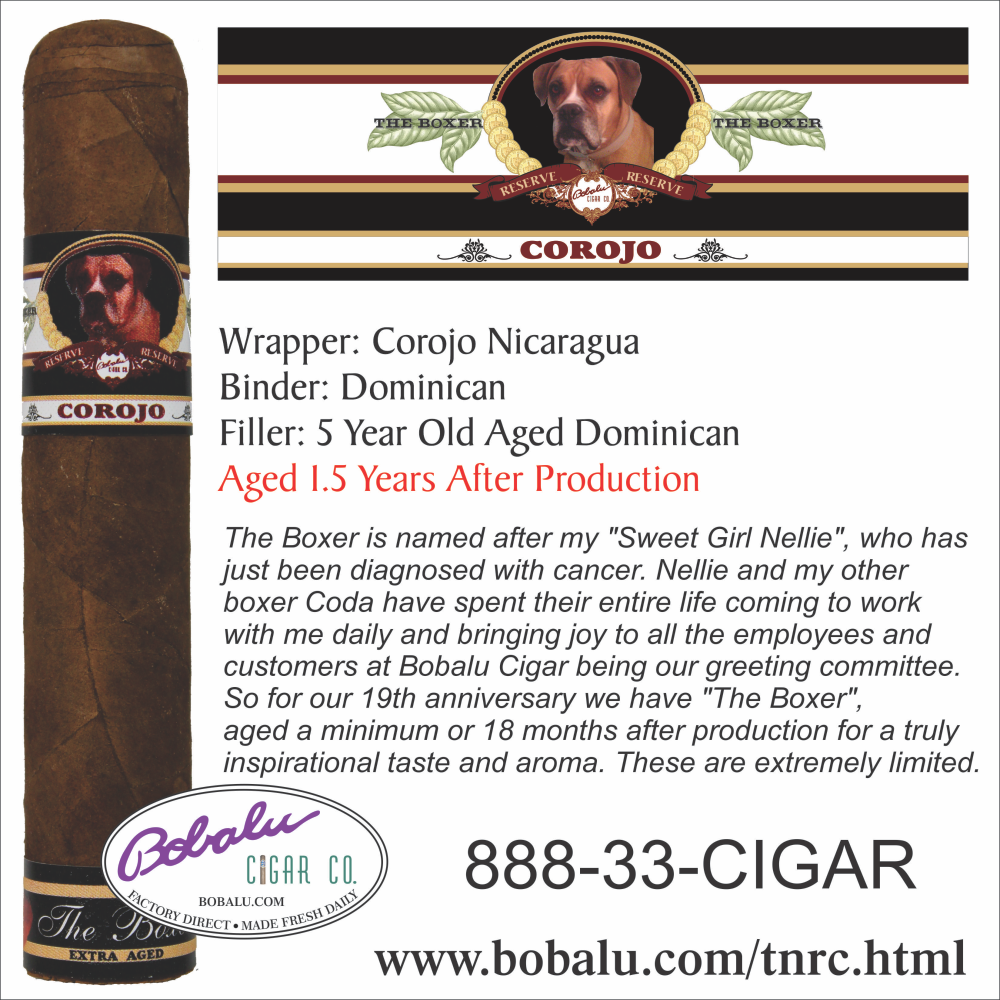 Boxer Domincan Sumatran Corojo Aged 5 Years After Production - (Wholesale)