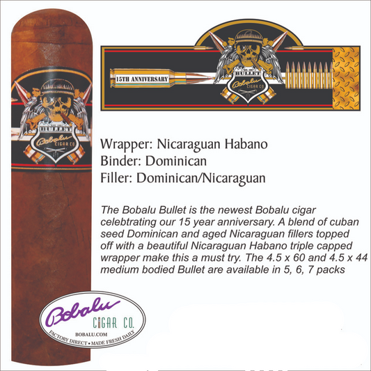 Bullet Dominican Nicaraguan Maduro (Wholesale)