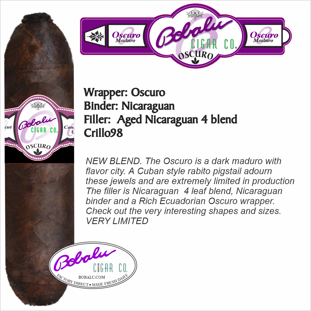 Oscuro Dominican Nicaraguan Honduran Maduro - (Wholesale)