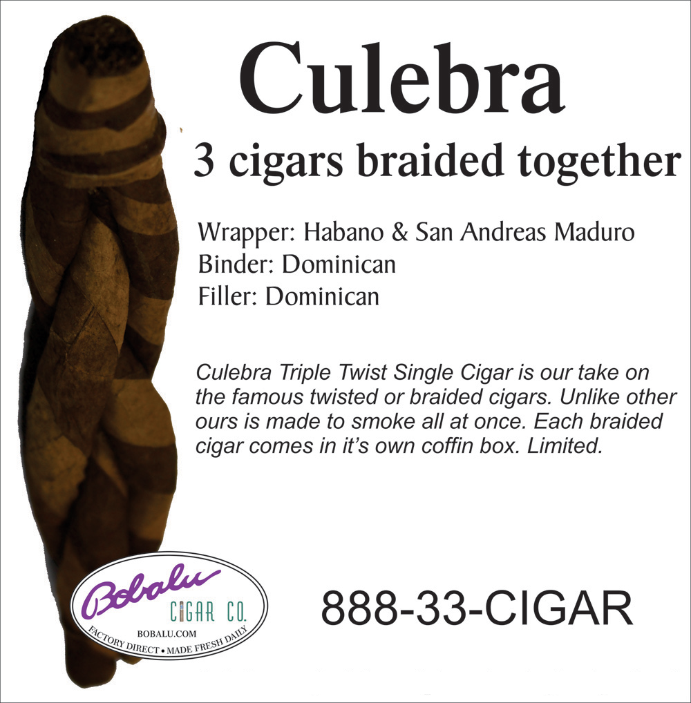 Culebra 3 Twisted Cigars Nicaraguan - (Wholesale)